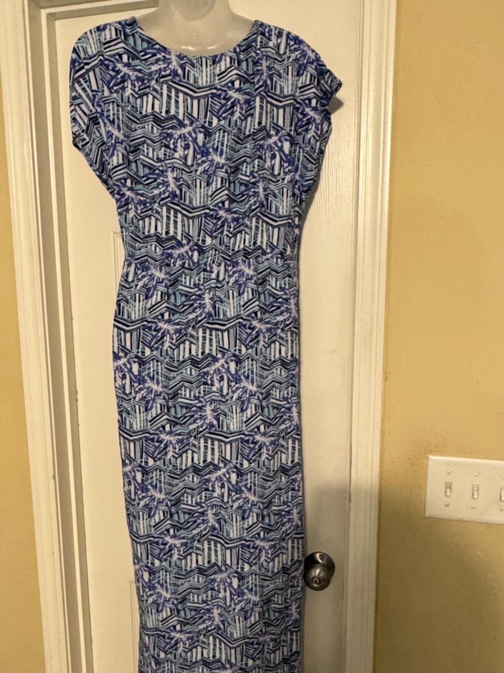 Blue Island Printed Dress, size XL,NWOT - Picture 4 of 10